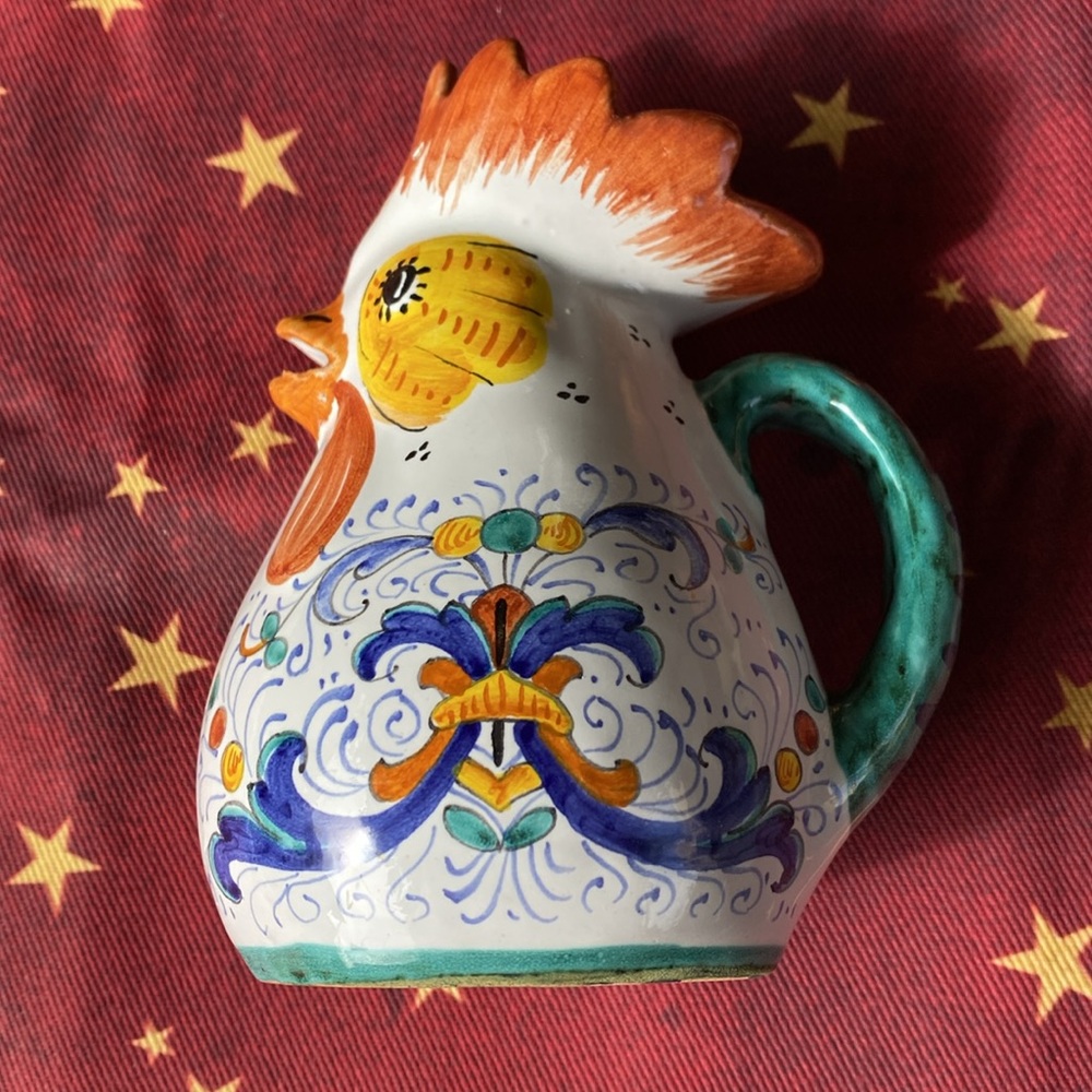 Cama Deruta Italy Vintage handmade tiny pitcher / vase - Picture 9 of 15